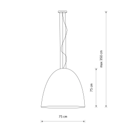 Lampa wisząca EGG XL 9025 Nowodvorski - zdjęcie 2